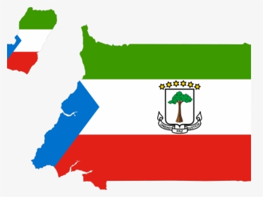 World Map Flag Clipart Png - Equatorial Guinea Flag Country, Transparent Png, Transparent PNG