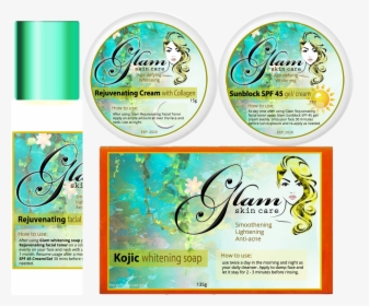 Glam Skin Care Rejuvenating Set With Collagen Helps - Glam Skin Care, HD Png Download, Transparent PNG