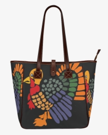Funny Turkey Abstract Art Classic Tote Bag - Birkin Bag, HD Png Download, Transparent PNG
