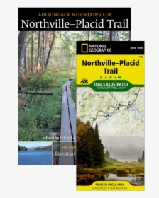 Adk Northville-placid Trail Guide Book And Map Pack - Map, HD Png Download, Transparent PNG
