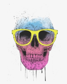 Pop Art Skull, HD Png Download, Transparent PNG