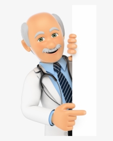 News From The World Of Medicine Banner, Comic Strips, - Doctor Cartoon 3d Png, Transparent Png, Transparent PNG