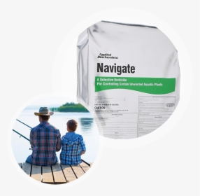 Navigate Selective Herbicide Bag With Lake And Father - Cargadas De Boca A River, HD Png Download, Transparent PNG