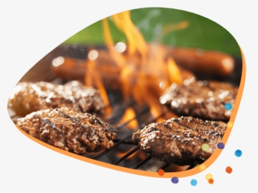Burgers And Hotdogs On The Grill, HD Png Download, Transparent PNG
