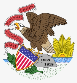 Illinois Facial Recognition Lawsuit - Illinois State Flag, HD Png Download, Transparent PNG