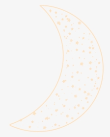 #moon #ftestickers #stars #outline - Circle, HD Png Download, Transparent PNG