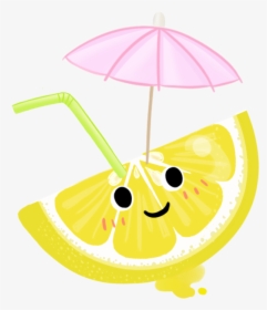 Juice Lemon Cartoon Hd Image Free Png Clipart - Umbrella, Transparent Png, Transparent PNG