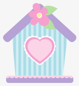Birdhouse Clipart Pink - Casa De Pajaritos Png, Transparent Png, Transparent PNG