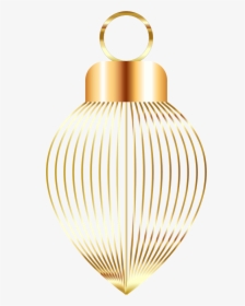 Gold Christmas Ornament - Paper Lantern, HD Png Download, Transparent PNG