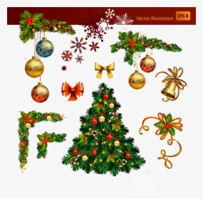 Christmas Decoration Christmas Tree Illustration - Transparent Christmas Tree Png Hd, Png Download, Transparent PNG
