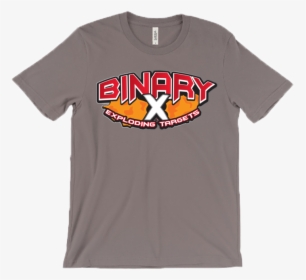 Binary X Exploding Target Logo T-shirt - Active Shirt, HD Png Download, Transparent PNG