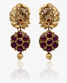 Royal Ruby Antique Stud Earring, HD Png Download, Transparent PNG