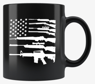 Gun American Flag Patriotic Usa Mug   Data-zoom //cdn - Coffee Tastes Like You Need To Stfu, HD Png Download, Transparent PNG