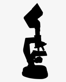 Vector Bacteria Silhouette - Microscope Silhouette Transparent Png, Png Download, Transparent PNG
