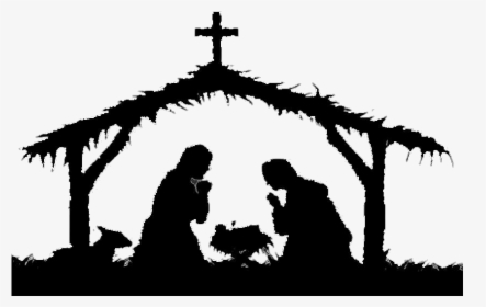 Christmas Manger Transparent Png - Nativity Scene Png, Png Download, Transparent PNG
