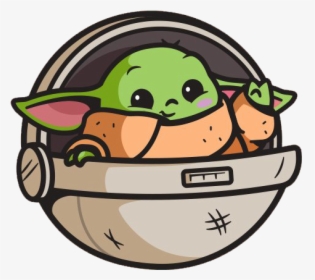 Star Wars Cute Baby Yoda Png Transparent Image - Baby Yoda Drawing Cute, Png Download, Transparent PNG