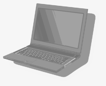 Computer, Notebook, Laptop, Cartoon, Free, Portable, - Netbook, HD Png Download, Transparent PNG