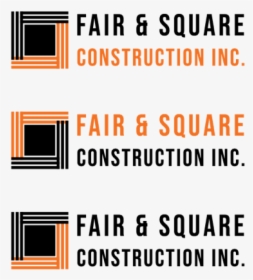 Fair & Square Logo Vector Graphic Design Minimal Clean - Colorfulness, HD Png Download, Transparent PNG