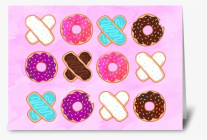 Xoxo Donuts Greeting Card - Sprinkles, HD Png Download, Transparent PNG