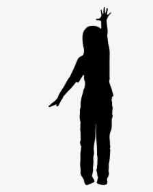 Person Reaching Up Silhouette, HD Png Download, Transparent PNG