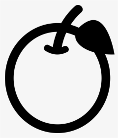 Orange With Leaf - Icon, HD Png Download, Transparent PNG