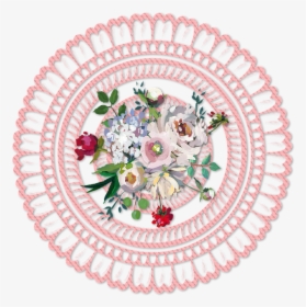 Lace, Scrapbook, Side, Embroidery, Rose, Flowers, Pink - Criminal Justice System Philippines Five Pillars, HD Png Download, Transparent PNG