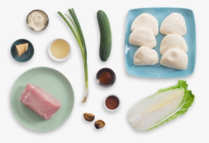 Roasted Pork Steam Buns With Black Garlic Mayonnaise - Vegetable, HD Png Download, Transparent PNG