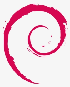 Svg Swirls Vector - Debian Logo, HD Png Download, Transparent PNG
