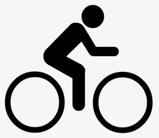 Cycling - Man On Bike Clipart, HD Png Download, Transparent PNG