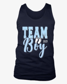 Team Boy Gender Reveal Baby Shower T-shirt - Active Tank, HD Png Download, Transparent PNG