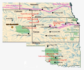 Fort Sedgwick Fort Laramie Map, HD Png Download, Transparent PNG