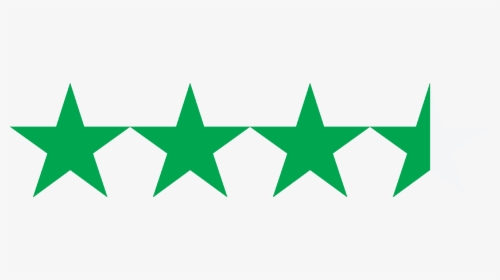 1 5 Star Rating Clipart , Png Download - 1 Star Google Reviews, Transparent Png, Transparent PNG