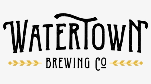 Watertown Brewing Black Lettering - Black-and-white, HD Png Download, Transparent PNG