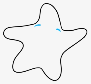 How To Draw Cartoon Stars - Line Art, HD Png Download, Transparent PNG