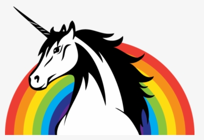 Rainbow Unicorn Logo, HD Png Download, Transparent PNG