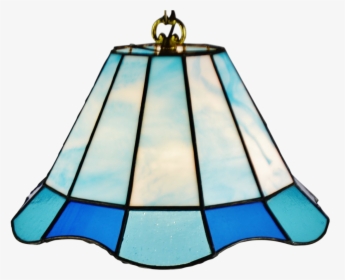 Vintage Tiffany Style Blue Leaded Glass Stained Glass - Stained Glass, HD Png Download, Transparent PNG