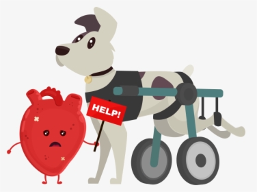 A Dog With A Heart Condition That Is Covered By Pet - Unhealthy Heart Icon, HD Png Download, Transparent PNG