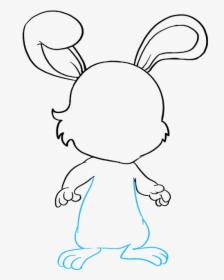 How To Draw Baby Bunny - Baby Bunny Drawing, HD Png Download, Transparent PNG