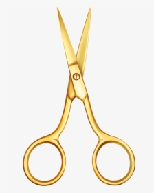 Gold Scissors Png Image Clip Art Of Scissors Clipart - Scissors Clipart Transparent, Png Download, Transparent PNG
