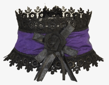 Gothic Lace Choker - Lace, HD Png Download, Transparent PNG