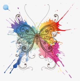 Butterfly Abstract, HD Png Download, Transparent PNG