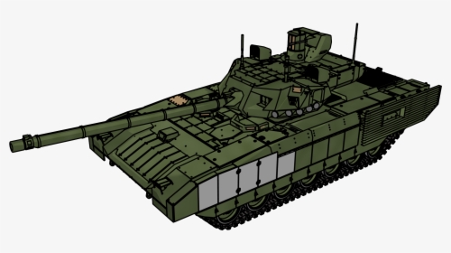 T 14 Armata Tank Perspective View Png Clipart Cartoon - T-14 Armata, Transparent Png, Transparent PNG