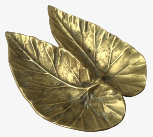 Virginia Metal Crafters Brass Begonia Leaf On Chairish - Bronze, HD Png Download, Transparent PNG