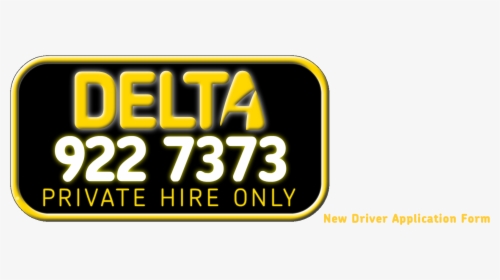 Delta Driver Logo - Delta Taxi Logo Png, Transparent Png, Transparent PNG