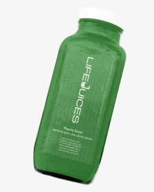 Juice Bottle Mockup Green - Water Bottle, HD Png Download, Transparent PNG