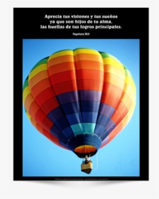 This Is The Spanish Version Of Poster Design - Hot Air Balloon, HD Png Download, Transparent PNG