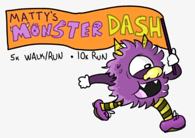 Monster Running Clipart, HD Png Download, Transparent PNG