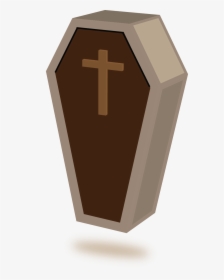 Halloween Clipart Coffin - Cross, HD Png Download, Transparent PNG
