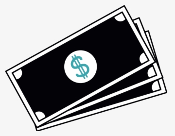 Money - Cash Vector Black And White, HD Png Download, Transparent PNG