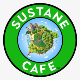 Sustane Cartoon Planet Logo V7 Cropped Tight - Circle, HD Png Download, Transparent PNG